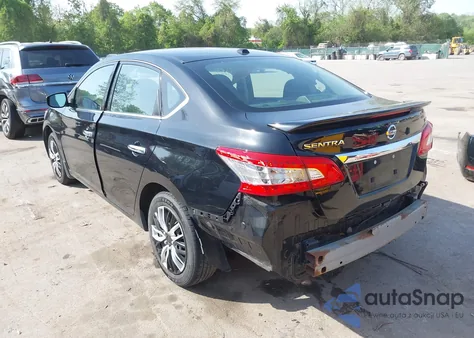 2015 Nissan Sentra Sv z USA, uszkodzony, nr VIN 3N1AB7AP2FL697267